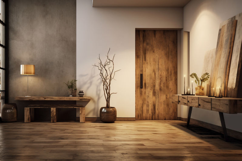 Premium 12mm laminate flooring Malaysia living space