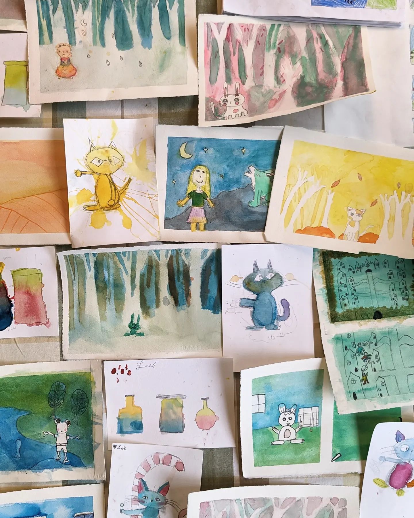 Les illustrations faites par les enfants