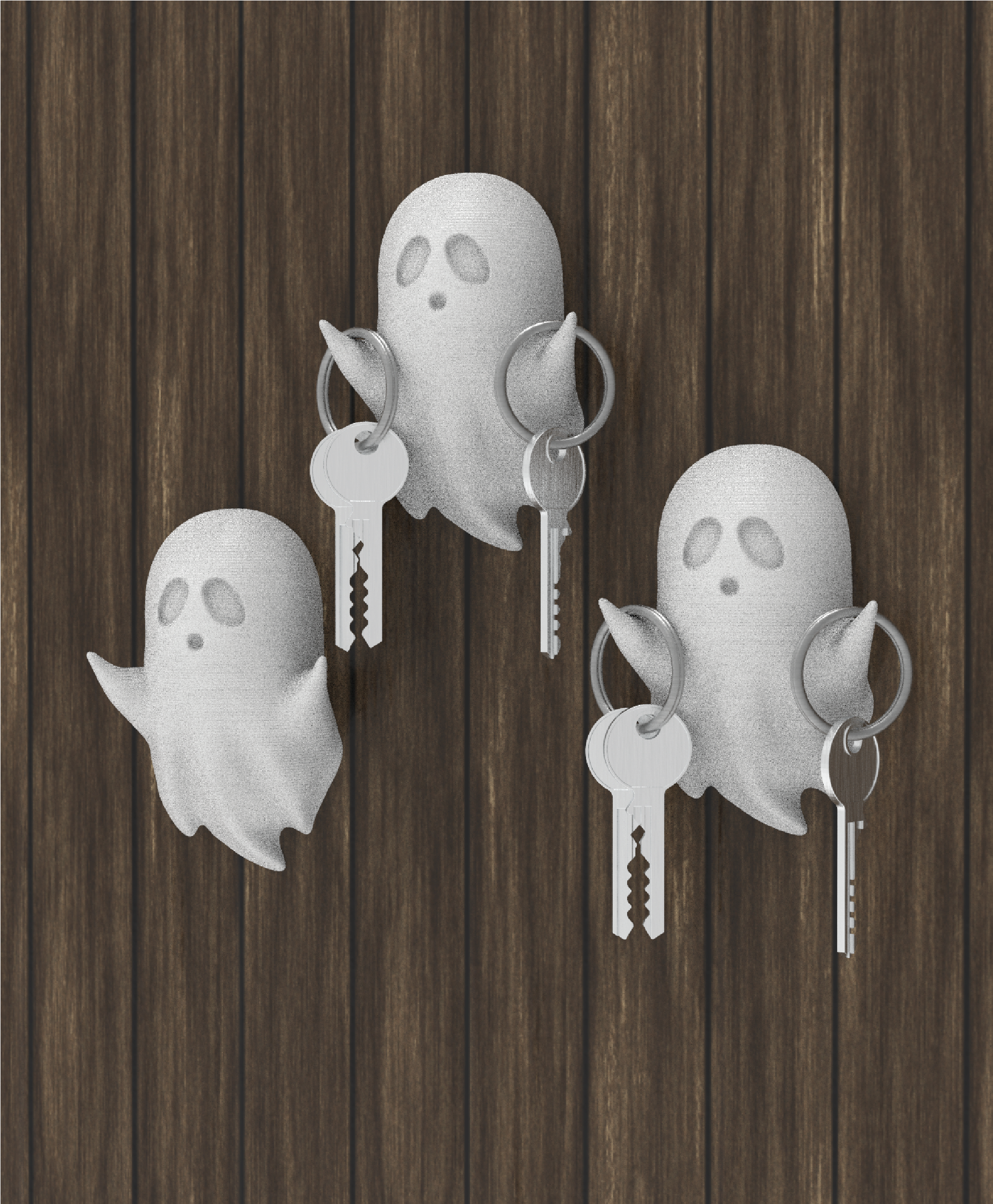 Ghost Key Holder - Halloween Edition