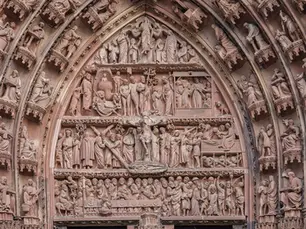 The Passion in Stone: Decoding Strasbourg Cathedral's Revolutionary Tympanum