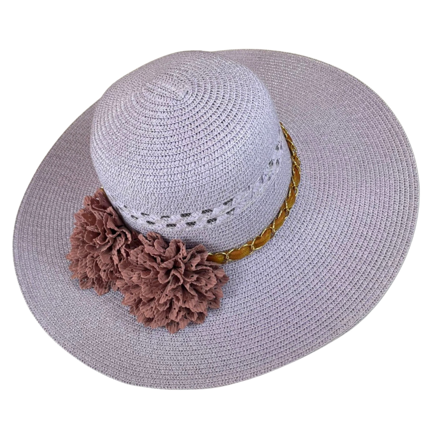 Sombrero Para Mujer Ala Ancha Protección Solar Para Playa