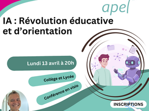 Nouvelle Conférence du Passeport Orientation : IA, Révolution éducative et d'orientation
