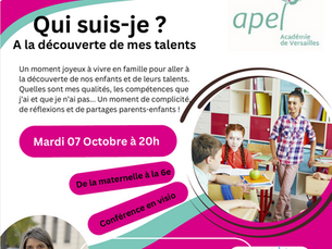 Conférence du Passeport Orientation : Qui suis-je ? A la découverte de mes talents ?