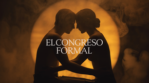 Cinematic occult editorial cover, solemn and spiritual, depicting two robed ritual practitioners seated face to face in a prolonged formal embrace, bodies respectfully covered, arms gently interlocked, foreheads close but not eroticized, surrounded by a dim temple chamber lit by candles and deep amber light. Between their chests floats a subtle radiant sphere of golden-white energy, formed by breath, heartbeat, mantra vibration and sacred geometry. Around them, a silent ritual circle of robed magicians stands in reverent stillness, holding the space without voyeurism, like guardians of a sacred operation. Atmosphere of sacred intimacy, discipline, spiritual offering, ceremonial magic, tantric restraint, esoteric solemnity, no nudity, no sensual pose, no erotic mood. Dark stone temple, incense smoke, sigils faintly glowing on the floor, cinematic lighting, deep shadows, volumetric light, realistic fantasy art, elegant mystical composition, high detail, 16:10 landscape. Title integrated