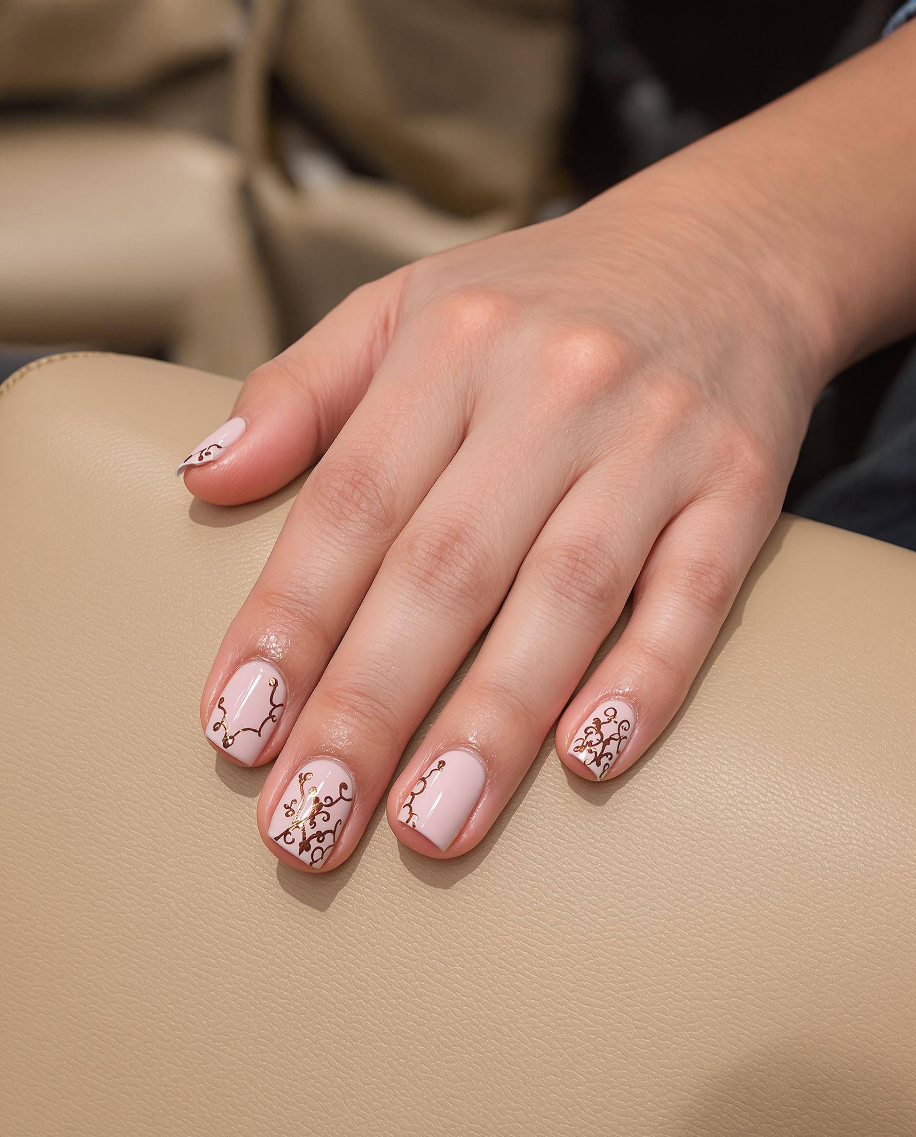Professional nail and lash technicians at Aura Beauty Salon