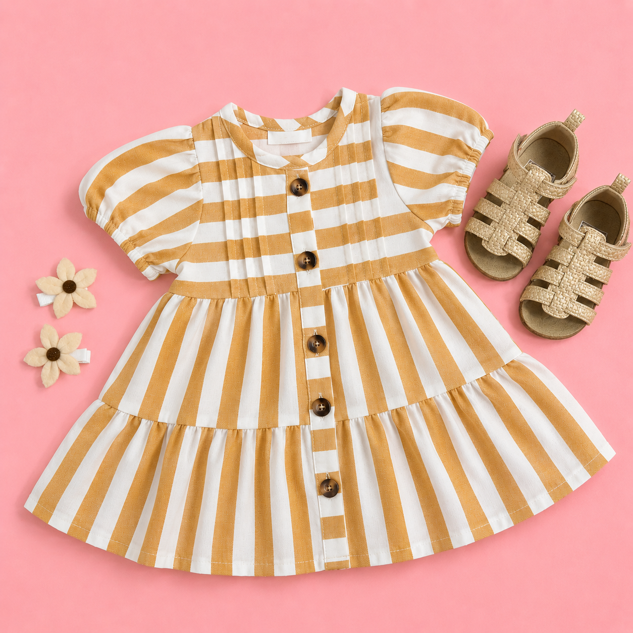 Buttoned Bliss Dress