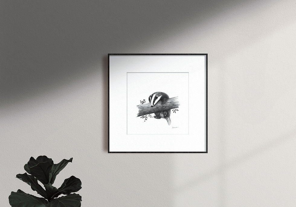 Miniature : Blaireau grimpant - IMPRESSION