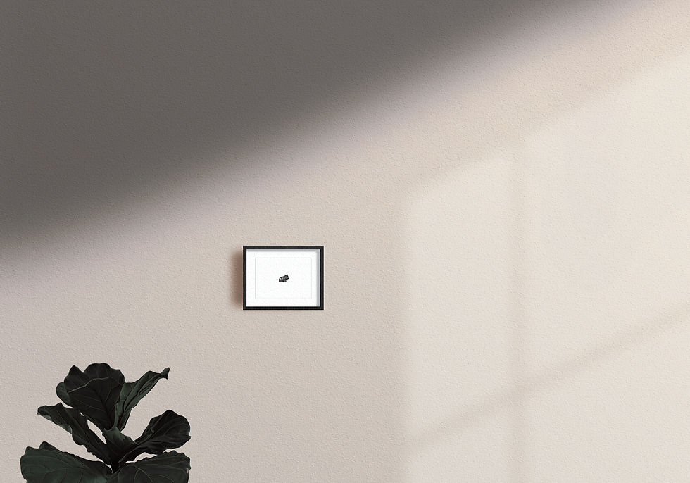 Miniature : Bébé hippopotame miniature - IMPRESSION