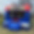Red and blue truck-themed inflatable bounce house
