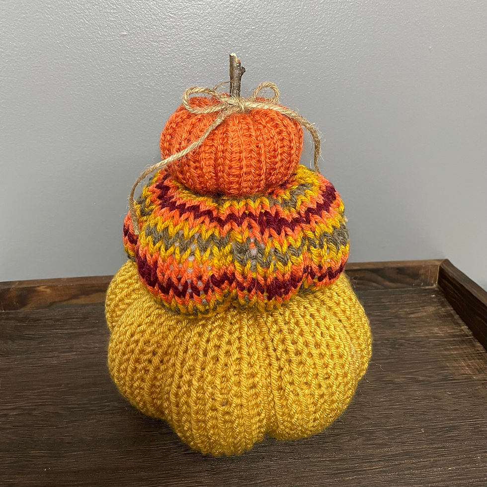 Thumbnail: Knit Pumpkins - Customize Your Colours!