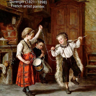 Théophile Emmanuel Duverger (1821–1898) – Intimiteti i idealizuar i jetës borgjeze në pikturën franceze të shekullit XIX.
Théophile Emmanuel Duverger ishte një pikto francez i shekullit XIX, i f