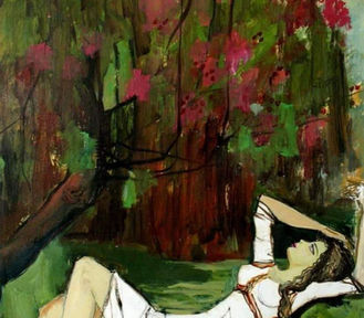 Ilustrim I Librit Migjeni viti 1979, me pikturen nga artistja Marjana Eski.