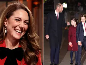 Princesha Kate është mikpritja e përsosur pasi asaj, i është bashkuar familja mbretërore në shërbimin e këngëve të Krishtlindjeve