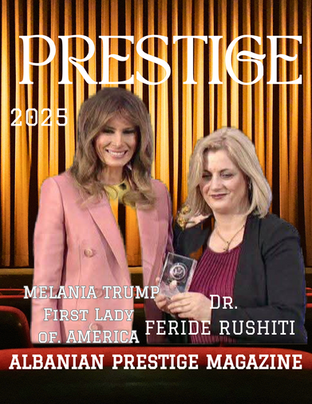 Çmimi i "Gruas së Guximshme"
I jepet Znj.Dr.Feride Rushit, nga Departamenti Amerikan I Shtetit, nga vetë
znj. Melania Trump