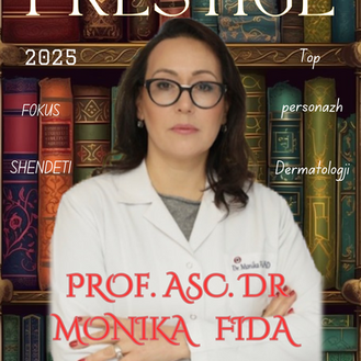 Prof. Asc. Dr. Monika Fida ka lënë një gjurmë të thellë në fushën e dermatologjisë, duke u shquar jo vetëm për arritjet e saj akademike,,