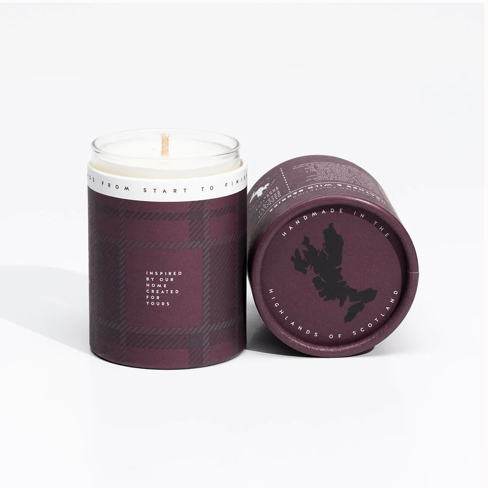 Thumbnail: Heather & Wild Berries Minature Candle - Isle of Skye Candle Co 
