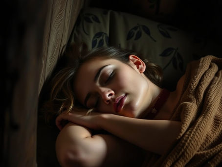 Woman sleeping peacefully