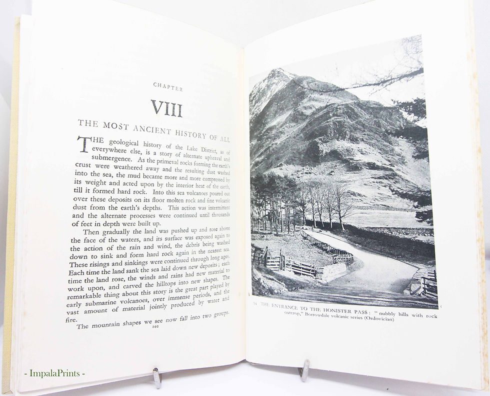 Thumbnail: Lake District Illustrated Guide book vintage country walking Guide maps walking
