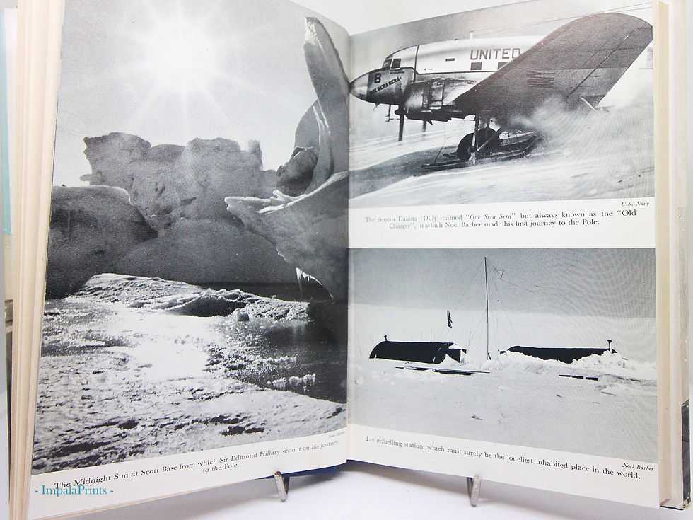 Thumbnail: The White Desert by Noel Barber – 1958 Antarctic Expedition Account with Photos