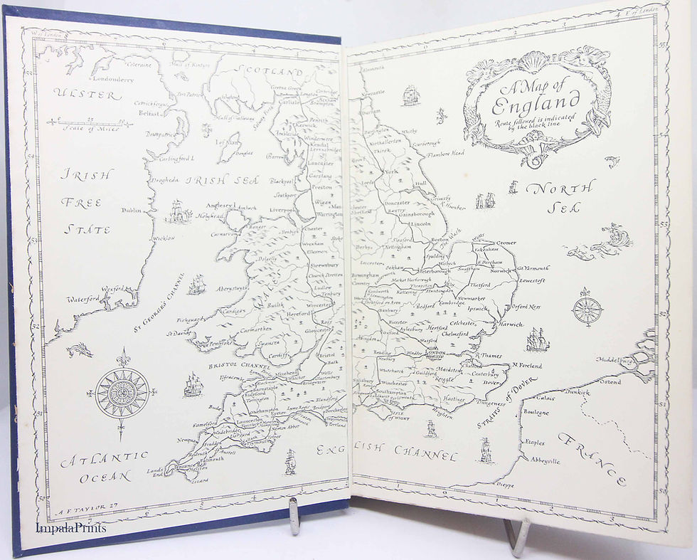 Thumbnail: Search Of London 1932 Illustrated history travel guide Vintage Antique England T