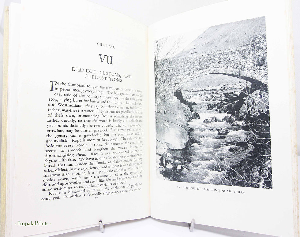 Lake District Illustrated Guide book vintage country walking Guide maps walking