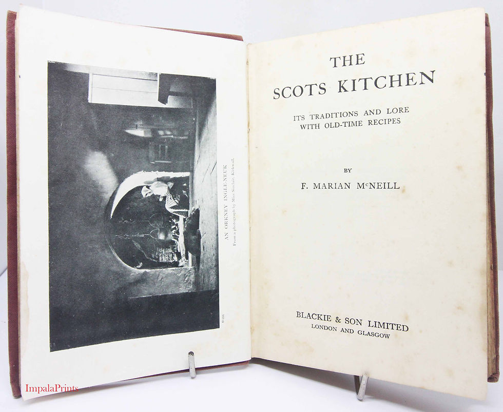 The Scots Kitchen 1947