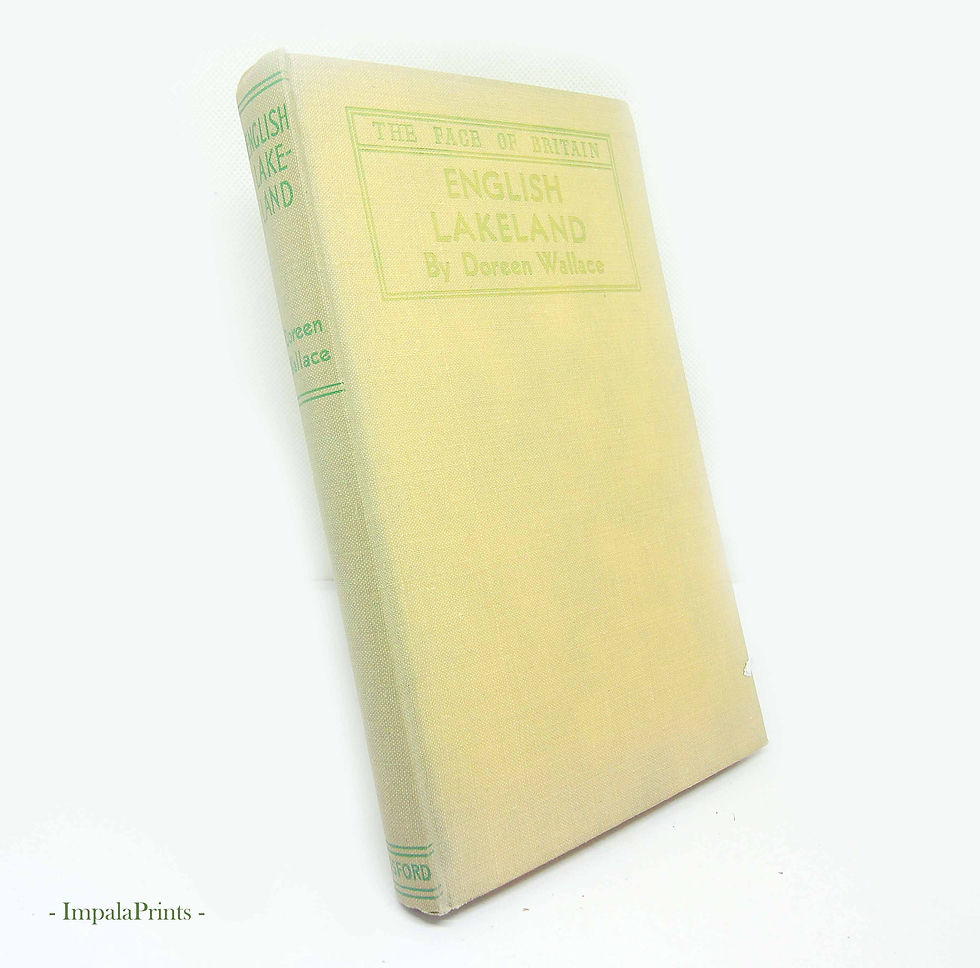 Thumbnail: Lake District Illustrated Guide book vintage country walking Guide maps walking