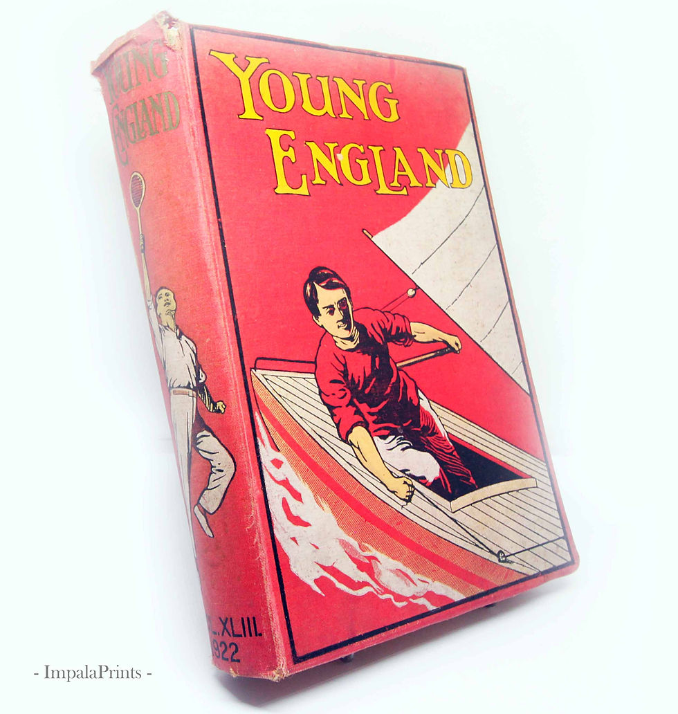 Thumbnail: young England Illustrated Antique 1922 Edwardian childrens book Vintage UK pictu