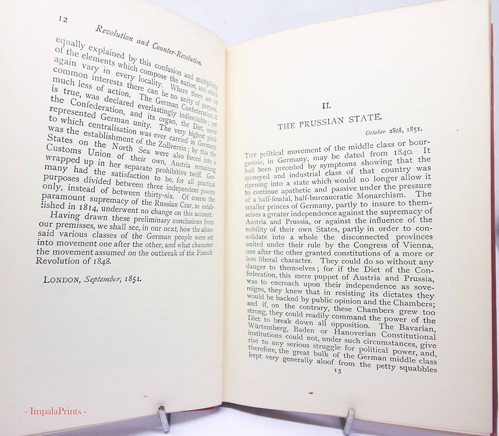 Thumbnail: Karl Marx Revolution and Counter-Revolution – Vintage 1930s Paperback, Sociology