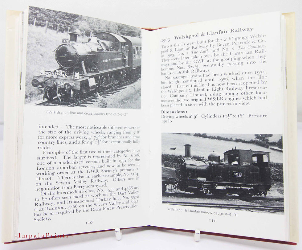 Thumbnail: Steam Locomotives of Britain – Illustrated Railway guide Vintage Steam Trains &