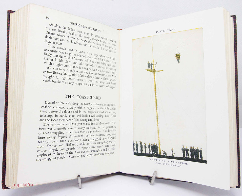 Work and workers Antique Book