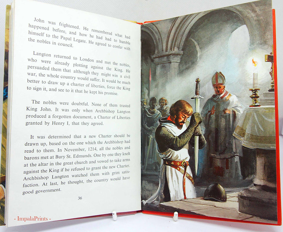 Thumbnail: King John & Magna Carta 1969 History book Ladybird Book Children's collectable V