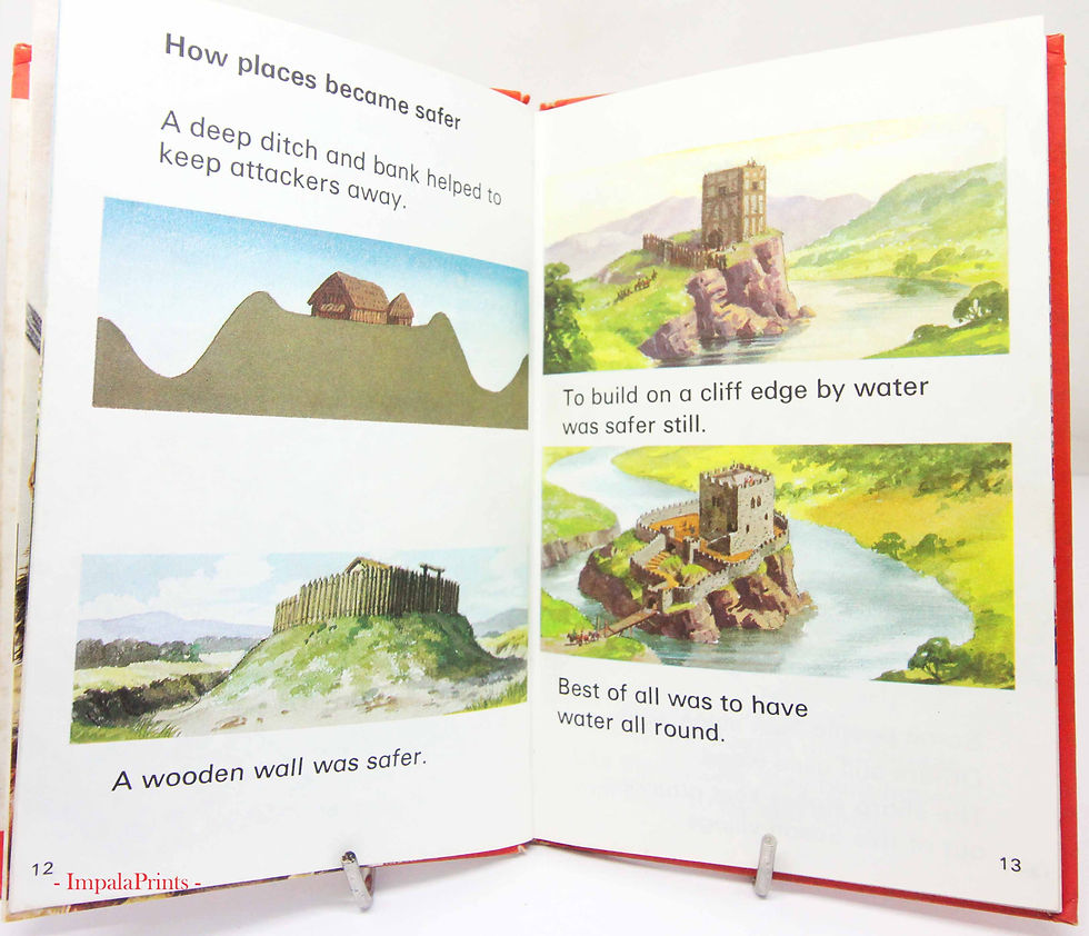 Thumbnail: Vintage Ladybird Book – Castles, Illustrated Children’s History, Collectable Ret
