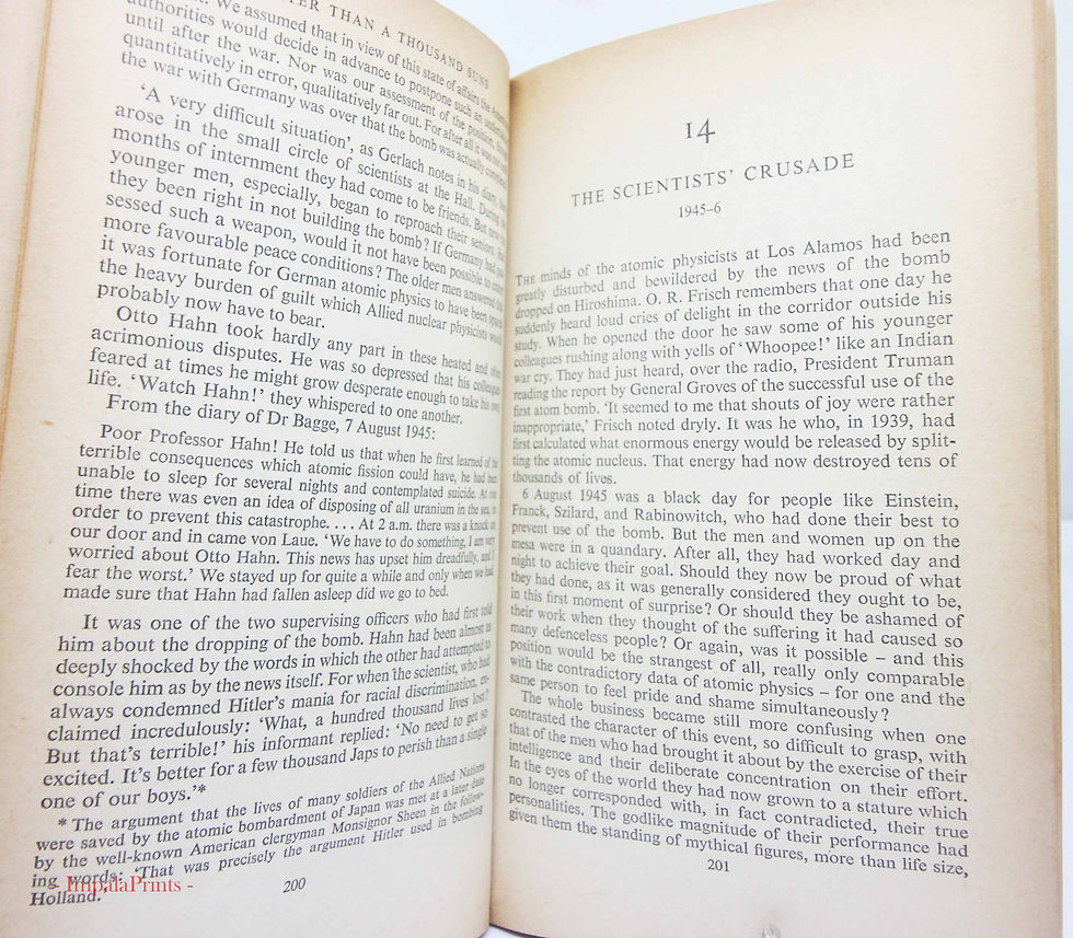 Thumbnail: Vintage Illustrated Science Book, Nuclear Physics Guide, Classic Blue Hardcover,