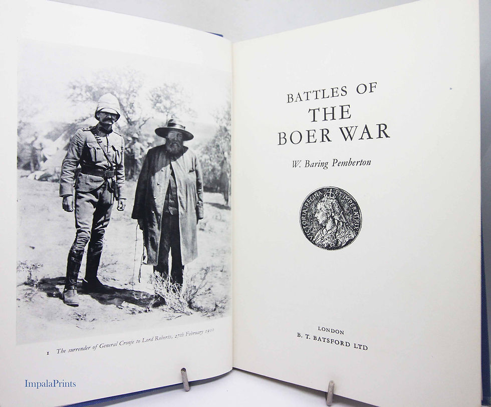 Thumbnail: Battles of the Boer War Book 1964 | Boer War Military History Book | British Arm