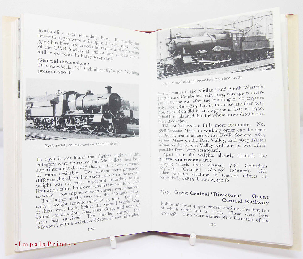 Thumbnail: Steam Locomotives of Britain – Illustrated Railway guide Vintage Steam Trains &
