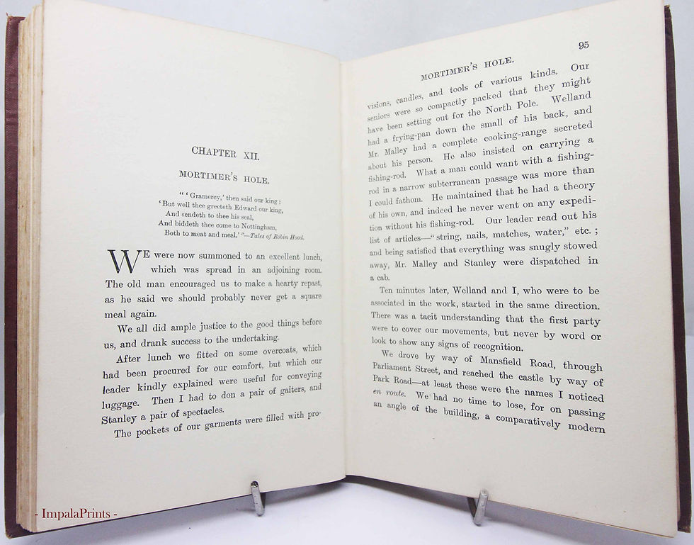 Thumbnail: Antique Children’s Book 1919 – Red robin hood caves Hardback Collectable Story B