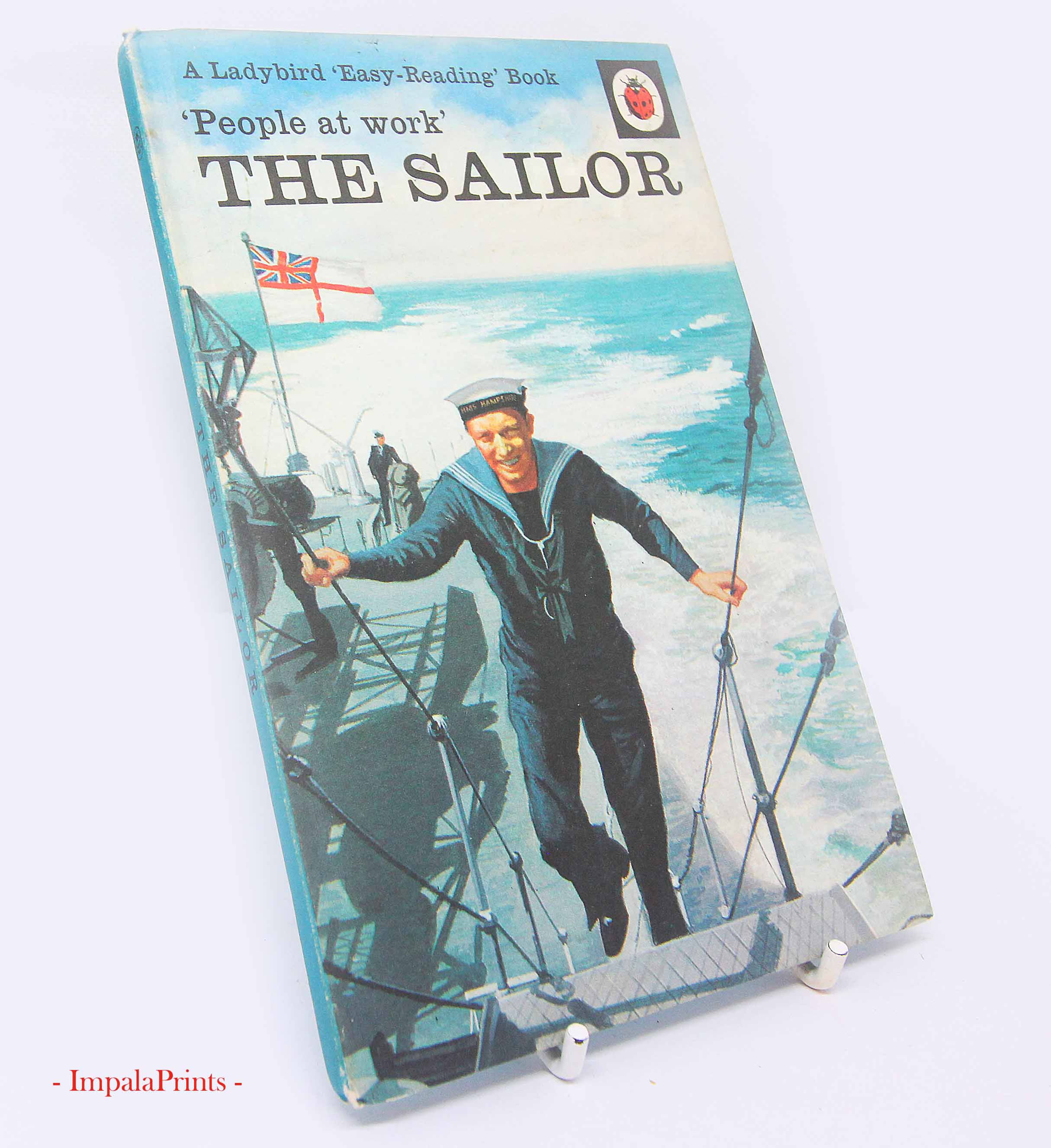 Sailor Navy book Ladybird Book Picture marine maritime ships collectable Vintage
