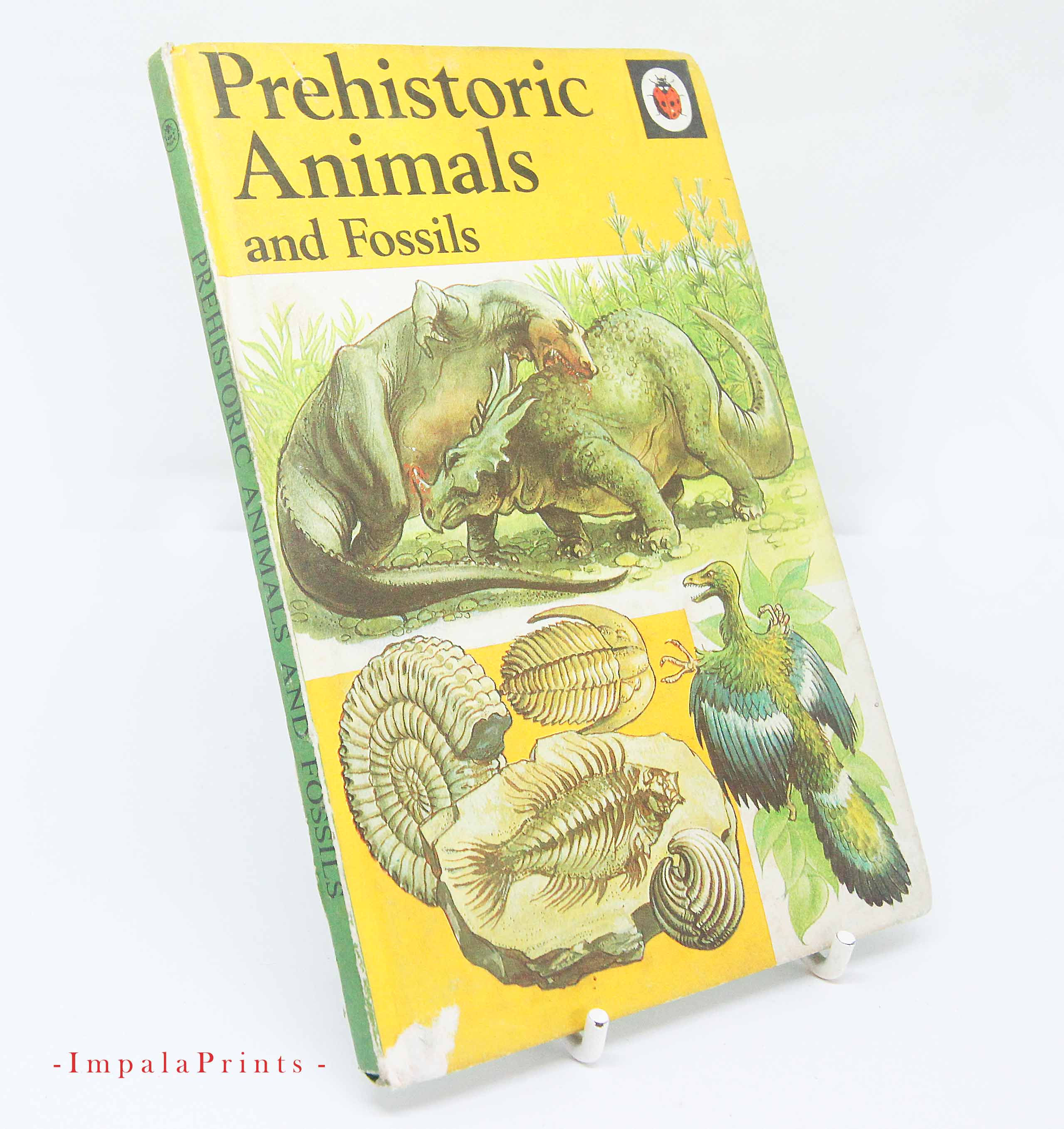 Prehistoric Animals & Fossils Ladybird book Nature Hardback geology nature dinos