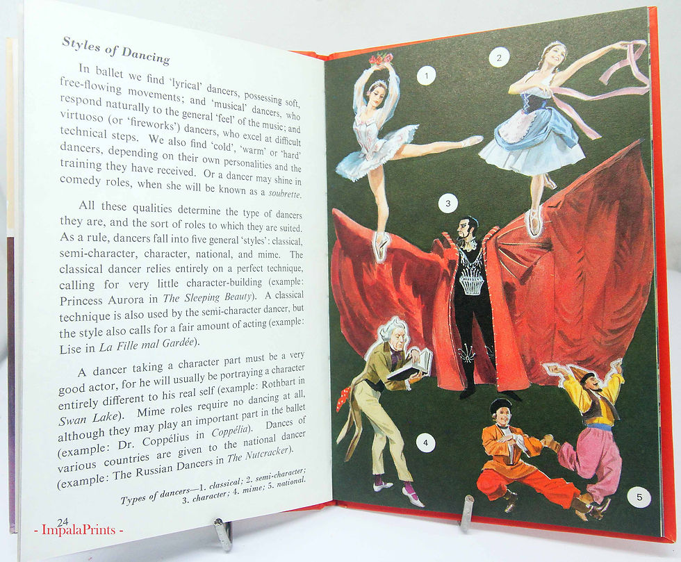 Thumbnail: Ladybird Guide to Ballet Book Vintage dance hobbies Dance book collectible