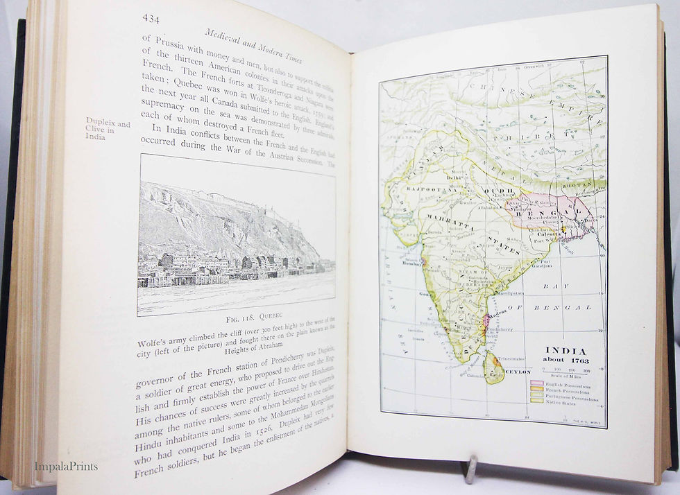 Thumbnail: Vintage History Book | Medieval to Modern Times | Illustrated Historical Referen