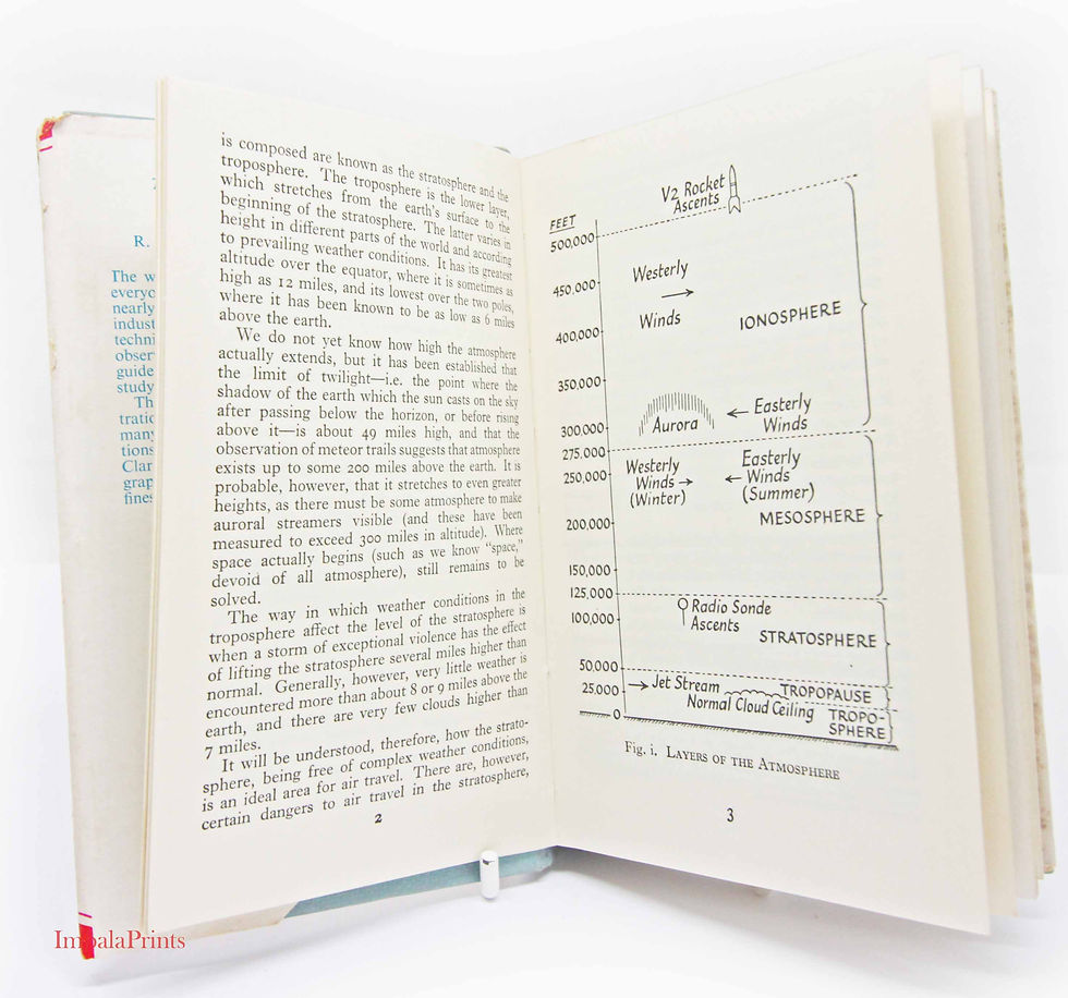 Thumbnail: Weather Book vintage Meteorological 1960s