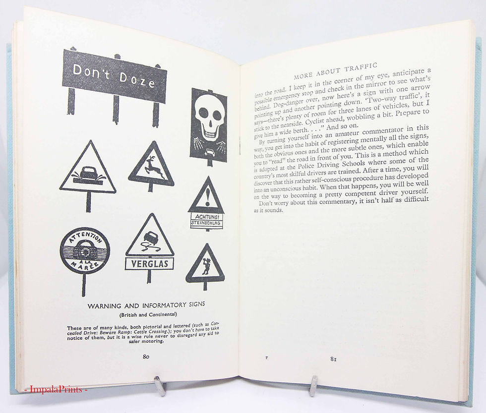 Thumbnail: How to drive a car 1965 Automotive Driving Gift Vintage Handbook Red Vintage boo