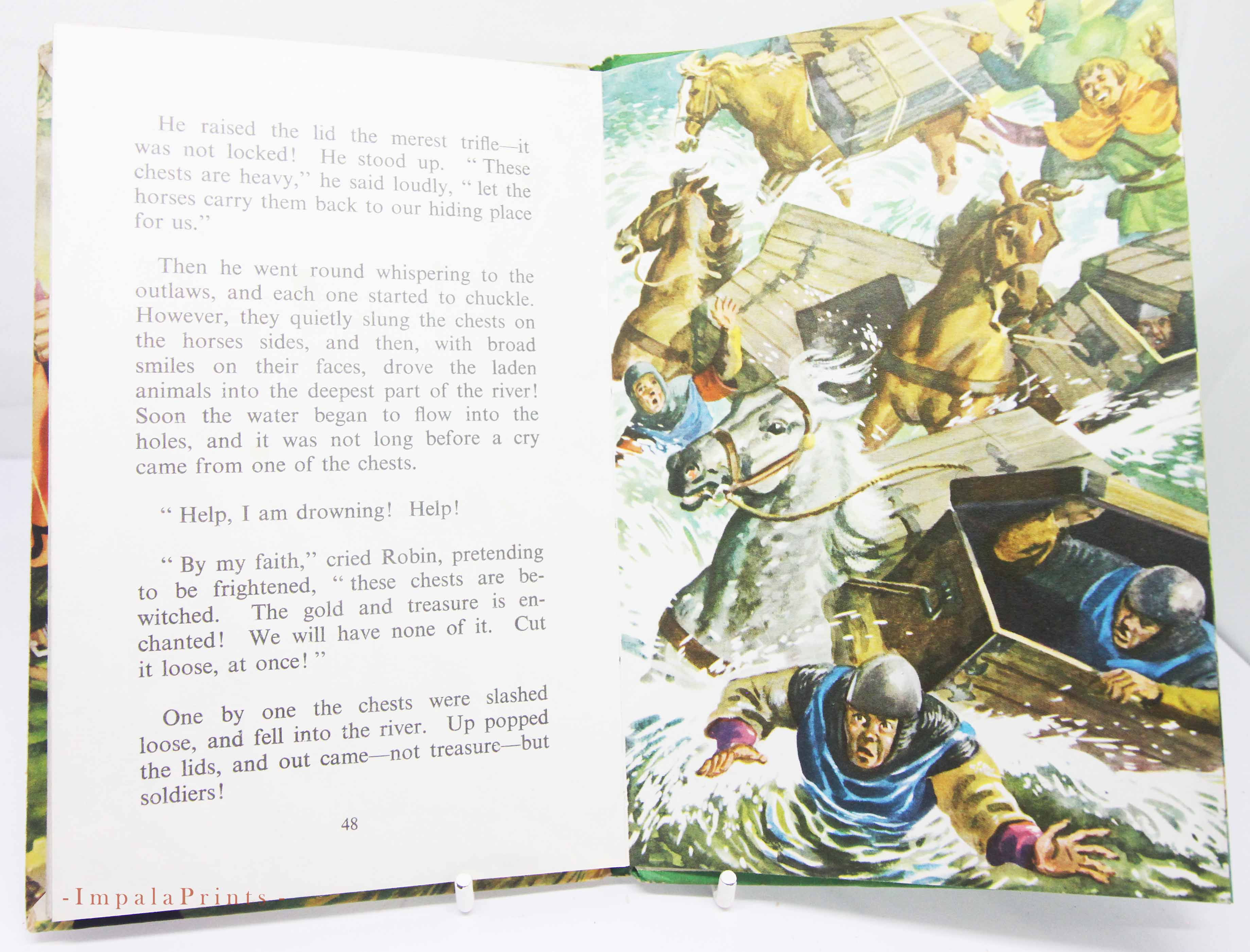 Robin Hood 1955 Ambush Ladybird Book story book Children's collectable Vintage f