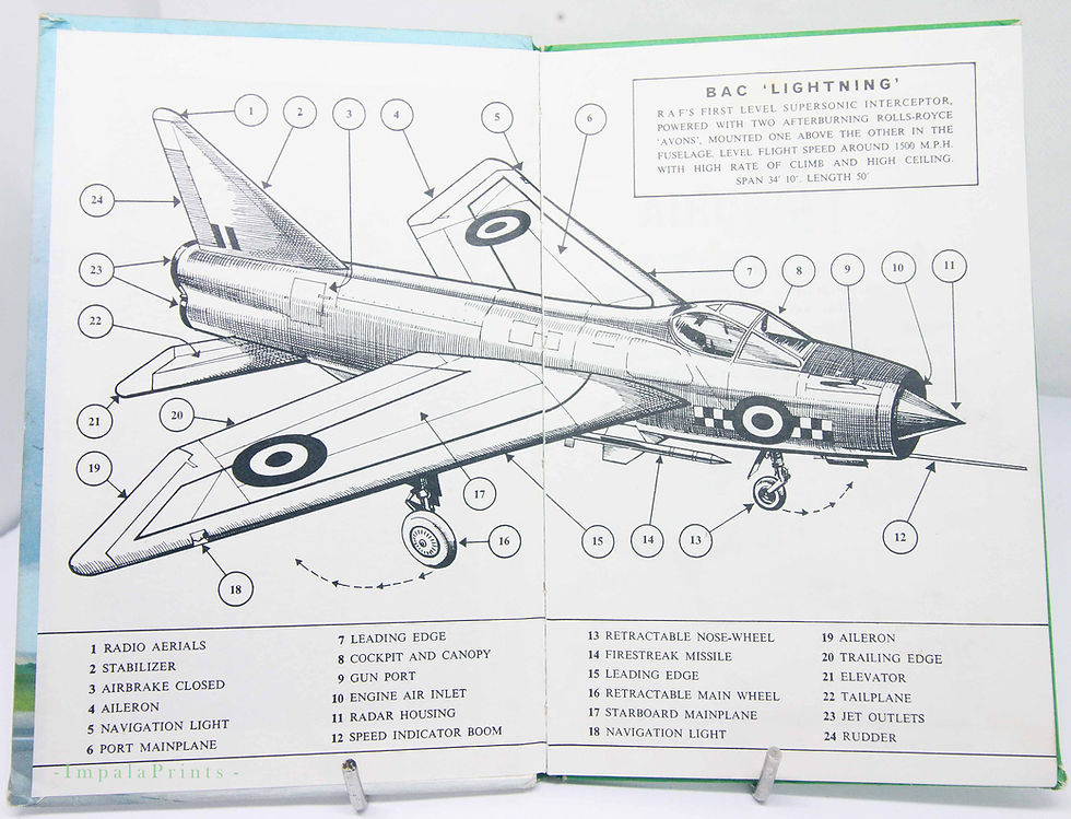 Thumbnail: Aircraft colour ladybird book childrens picture gift pilot 1968 Illustrated Vint