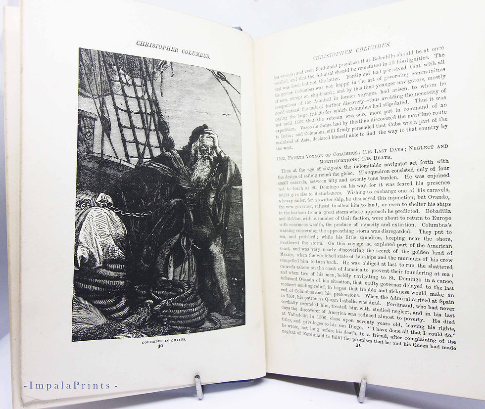 Thumbnail: Illustrated Heroes in Peace and War Antique adventure and travel 1930s Vintage B