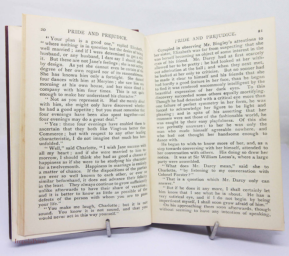 Thumbnail: Sense and Sensibility Jane Austen Vintage book Classic 1920s