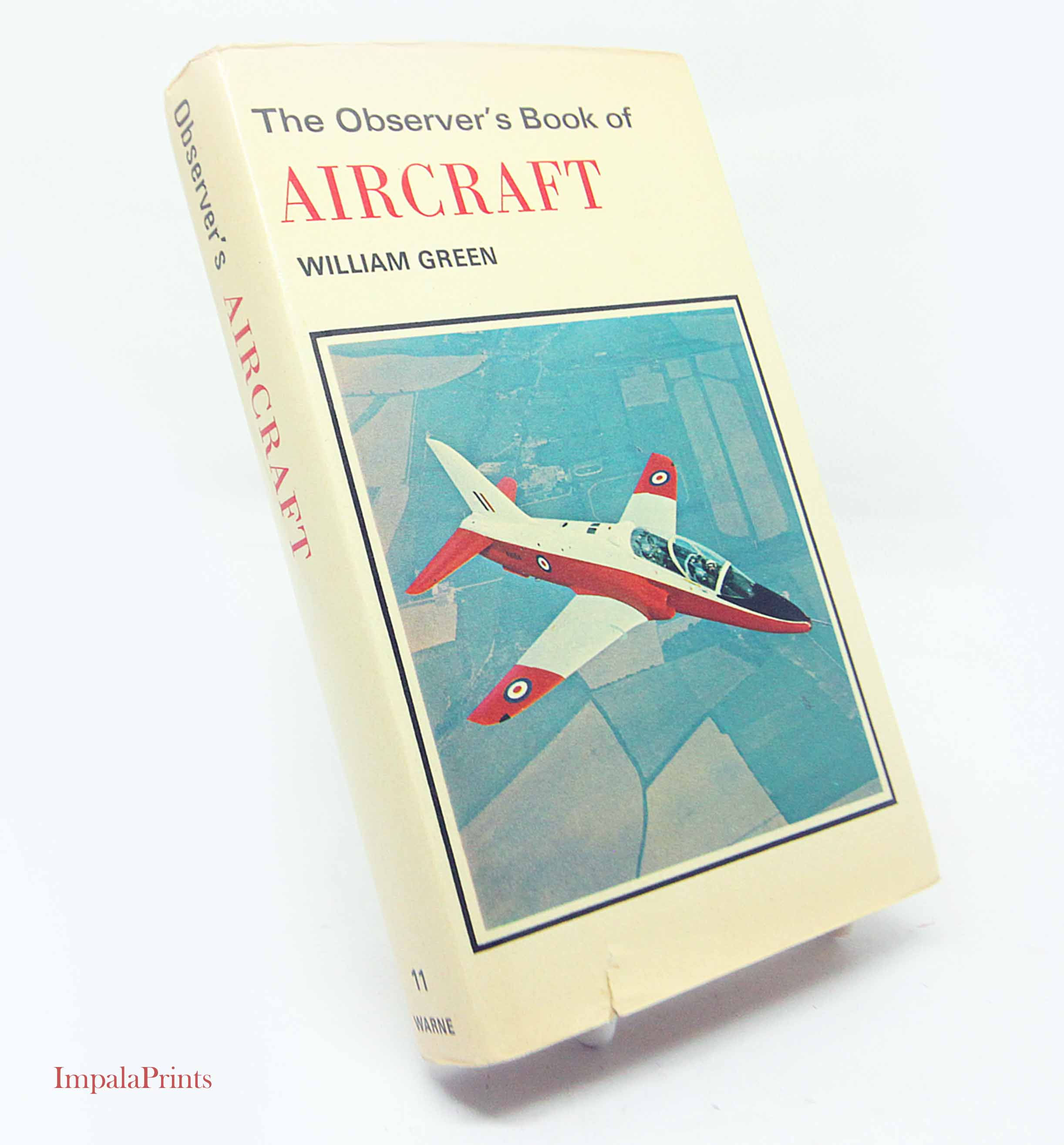 Vintage Aircraft guide 1975 Aviation book illustrated and spotters guide aircraf