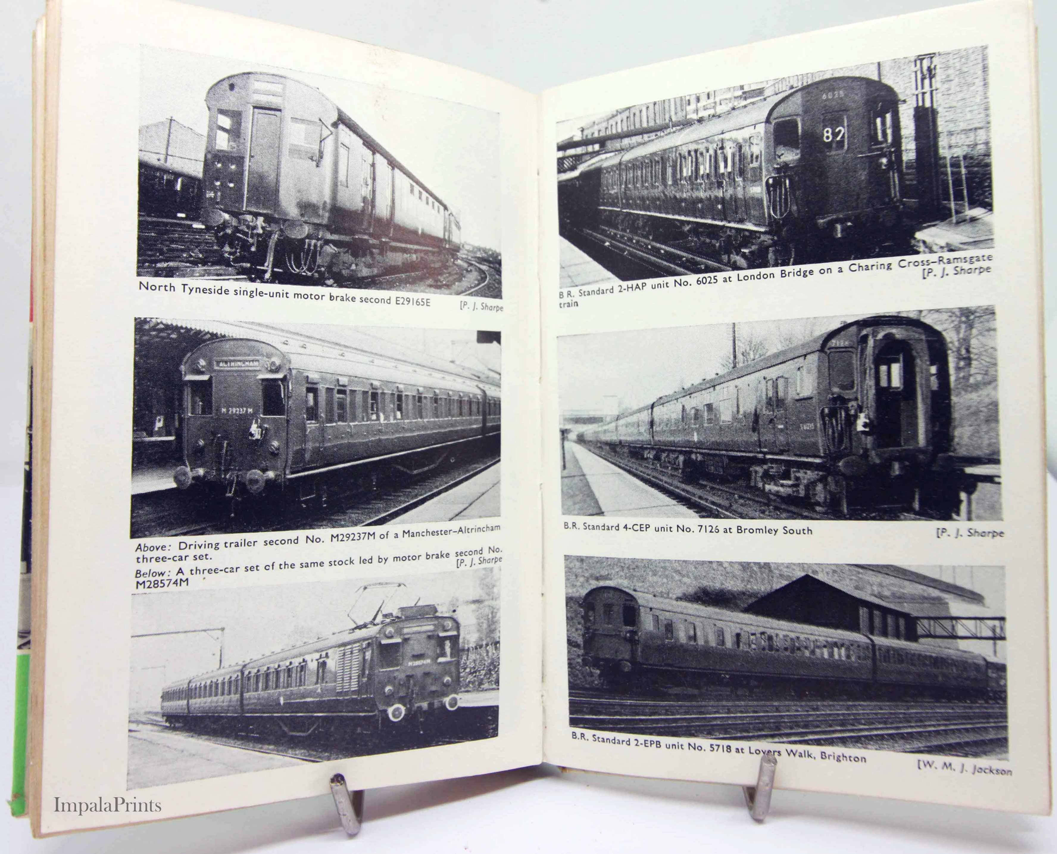 British Railway Locomotives 1961, Vintage Steam Train Book, Illustrated Railway