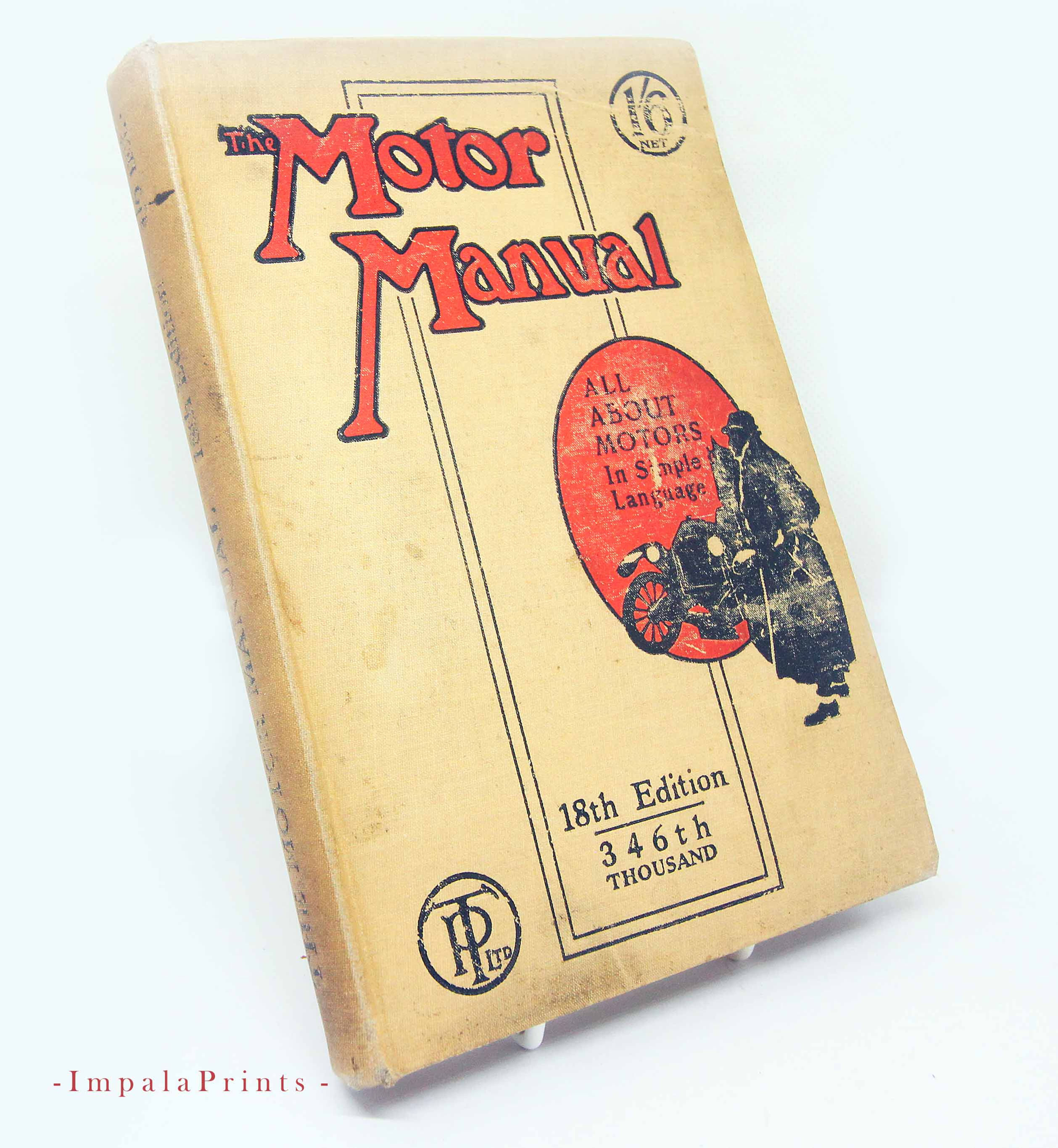 The Motor Manual 1940s Automotive Handbook | Illustrated Car Repair Guide | Wiri